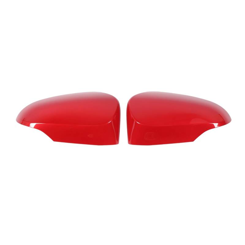 TKSe Side Mirror Cap Türspiegelabdeckung, Paar Rückspiegelabdeckungskappe 87945-02420 Hochfestes Wetterfestes Links Rechts Autotür Spiegelkappe (Rot) von TKSE