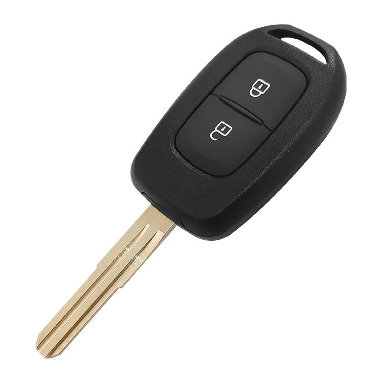 Autoschlüssel Gehäuse Für Scenic Für Sandero Für Clio Für Duster Für Dacia Für Logan 2013-2018 Fall Abdeckung 2 Tasten Fernbedienung Auto Schlüssel Shell Fall Fob Schlüsselhülle Hülle (Color : with V von TMERIC