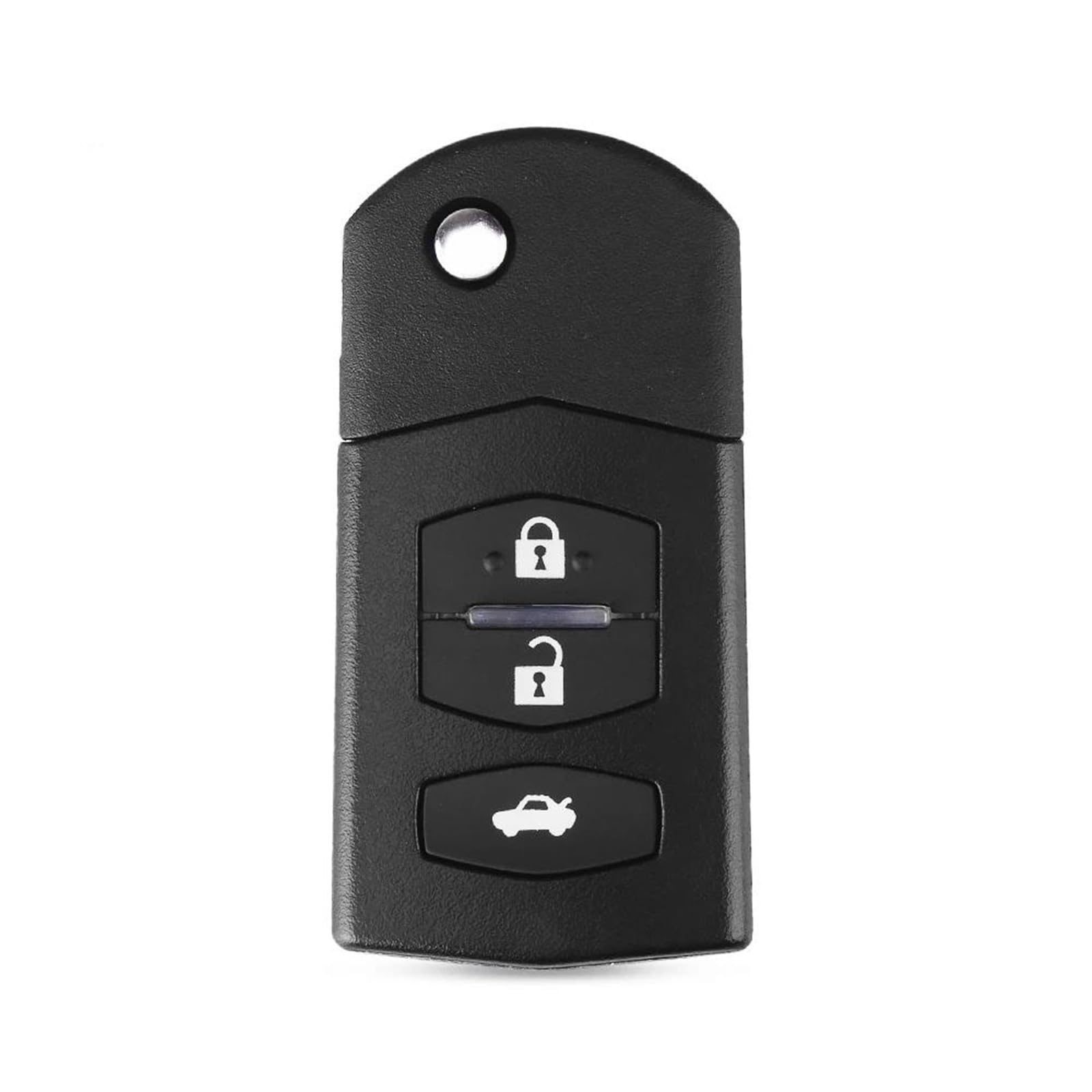 TMERIC Autoschlüssel Gehäuse Für Mazda Für 6 2003-2013 Für 3 2004-2013 Für 5 2006-2013 Auto Flip Folding Remote Key Shell 3 Tasten Flip Remote Key Abdeckung Schlüsselhülle Hülle, TMERIC von TMERIC