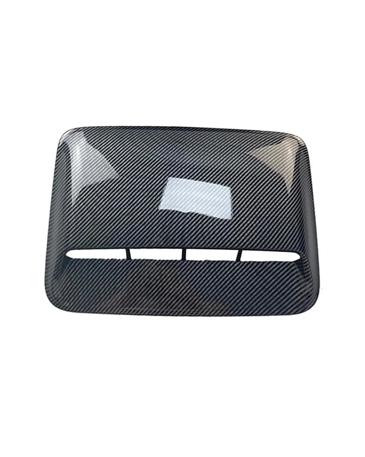 Auto Lufteinlass Motorhaube Scoop 3 Stücke Universal Carbon Faser Auto Dekorative Cell Air Flow Intake Hood Scoop Bonnet Vent Abdeckung Aufkleber Dekoration Styling Motorhaube Lüftungsschlitze Haube(1 von TMXWAT