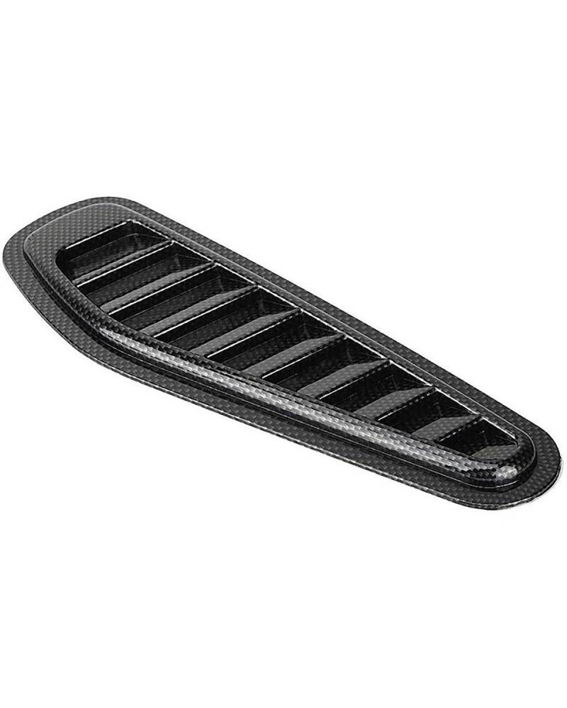 Auto Lufteinlass Motorhaube Scoop Auto Air Flow Intake Abdeckung Auto Air Flow Intake Dekorative Scoop Bonnet Vent Hood Abdeckung Universal Carbon Faser Stil Auto Auto Dezember Motorhaube Lüftungsschl von TMXWAT