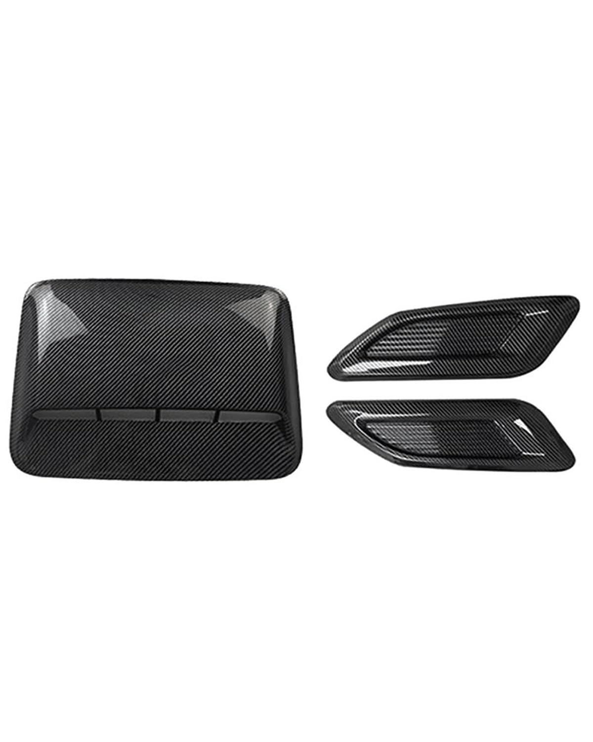 Auto Lufteinlass Motorhaube Scoop Auto Air Flow Intake Hood Scoop Vent Motorhaube Dekor Abdeckung Mitte Seite Luftauslass Haube Auto Außen Ersatzteile Universal Motorhaube Lüftungsschlitze Haube von TMXWAT