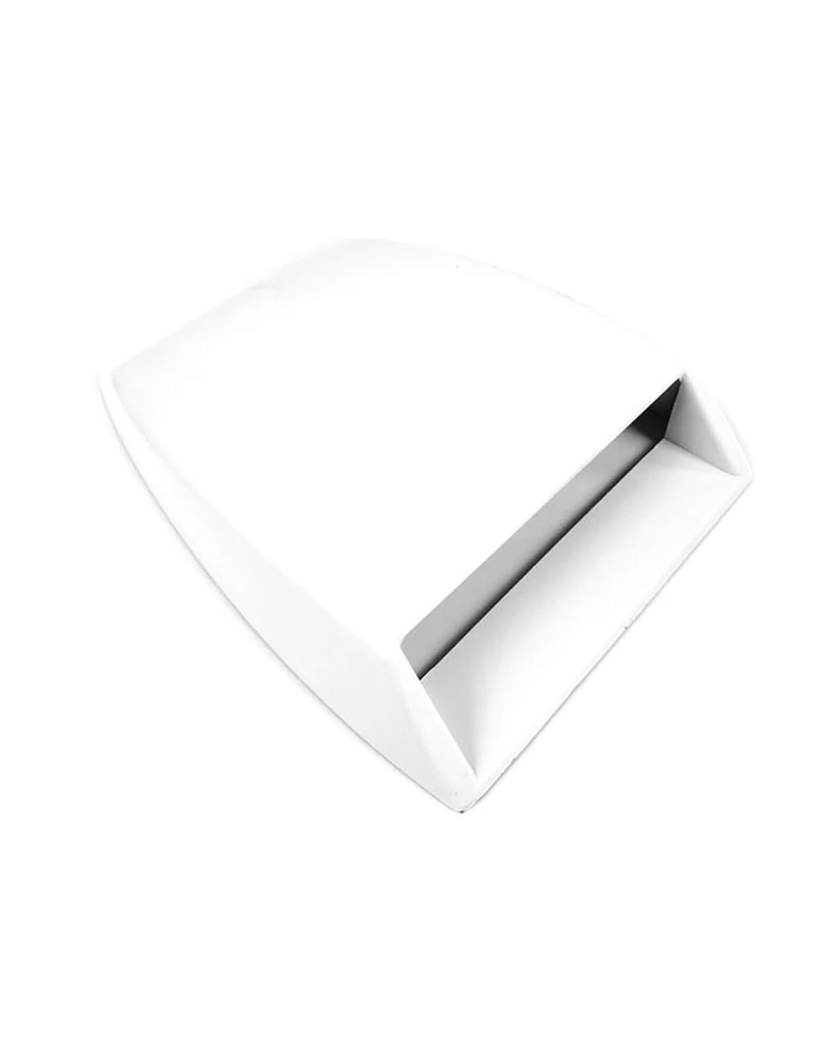 Auto Lufteinlass Motorhaube Scoop Auto Dach Air Flow Intake Hood Scoop Vent Motorhaube Abdeckung Universal Dekorative Zierleisten Auto Styling Zubehör Motorhaube Lüftungsschlitze Haube(White) von TMXWAT