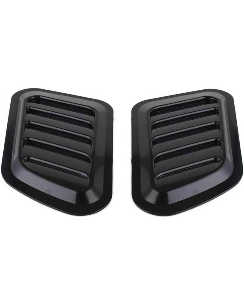 Auto Lufteinlass Motorhaube Scoop Für 2 Stück ABS Auto Universal Dekorative Ansaugschaufel Turbo Bonnet Vent Cover Hood Auto Motorhaube Lüftungsschlitze Haube von TMXWAT