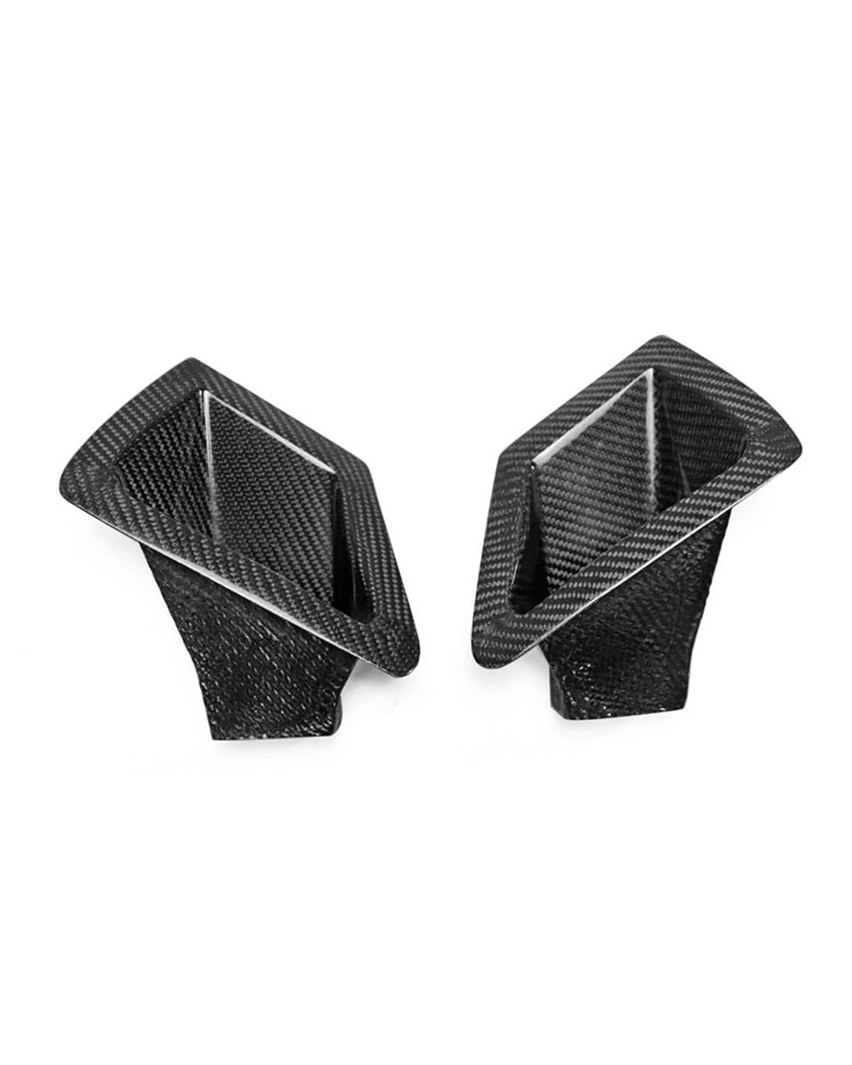 Auto Lufteinlass Motorhaube Scoop Für 370Z Z34 2009-2020 Carbon Faser Rückspiegel Abdeckung Shell Front Stoßstange Seite Vent Luftkanal Outlet Motorhaube Hood Scoop Motorhaube Lüftungsschlitze Haube(O von TMXWAT