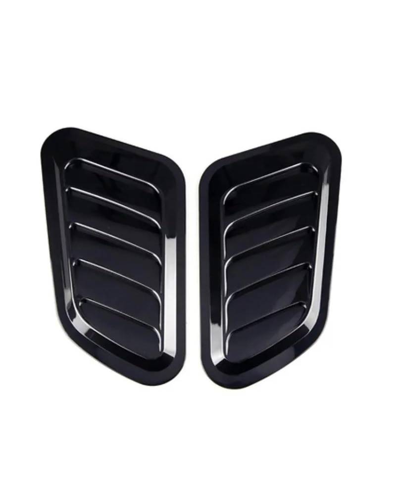 Auto Lufteinlass Motorhaube Scoop Für ABS 2 Stücke Universal Auto Air Flow Intake Hood Scoop Vent Motorhaube Abdeckung DIY Dekorieren Auto Zubehör Motorhaube Lüftungsschlitze Haube(Carbon Fiber) von TMXWAT