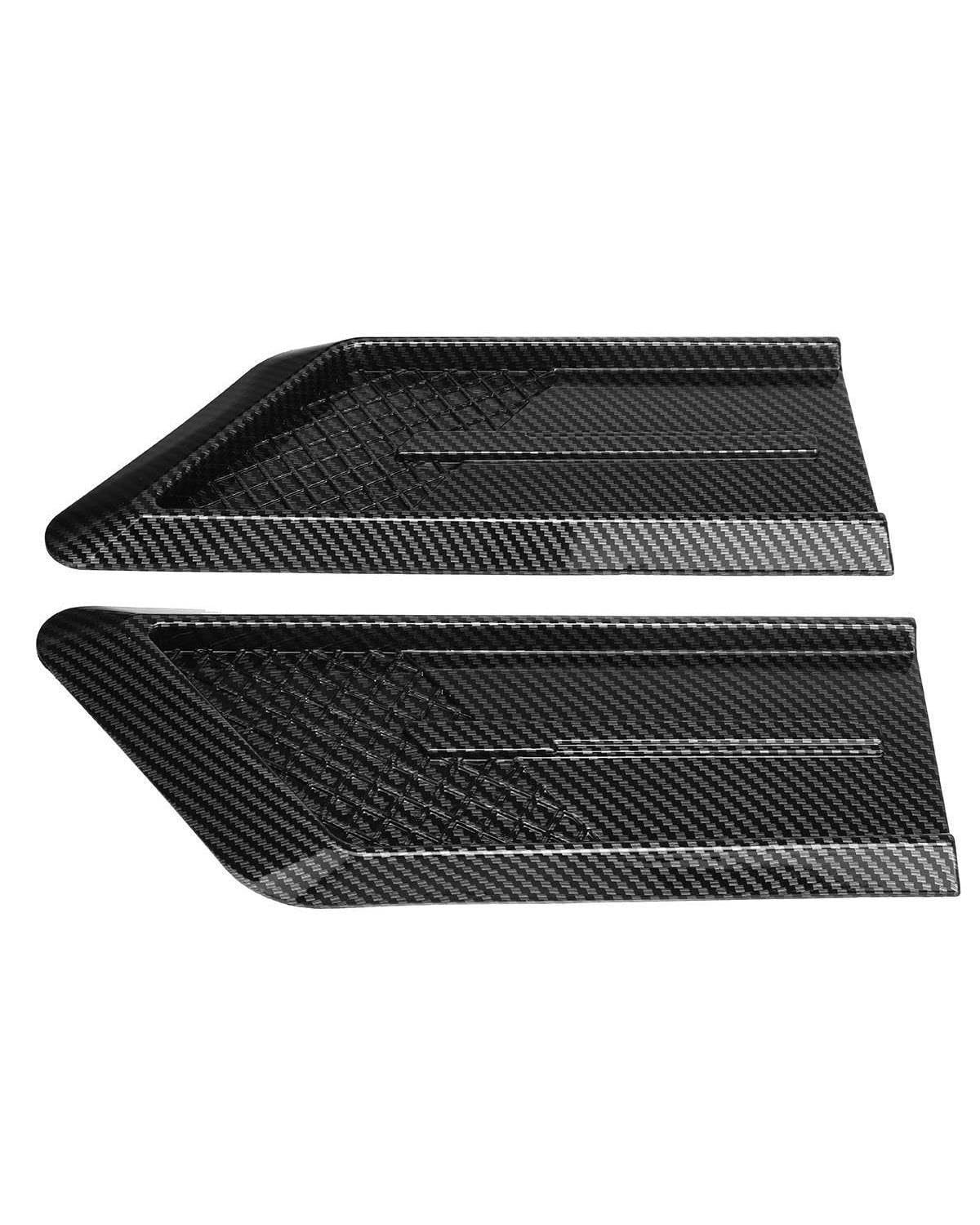 Auto Lufteinlass Motorhaube Scoop Für Ford Für Benz Für Toyotaes Universal 2X Auto Seite Vent Air Flow Intake Hood Scoop Vent Motorhaube Abdeckung Motorhaube Lüftungsschlitze Haube von TMXWAT