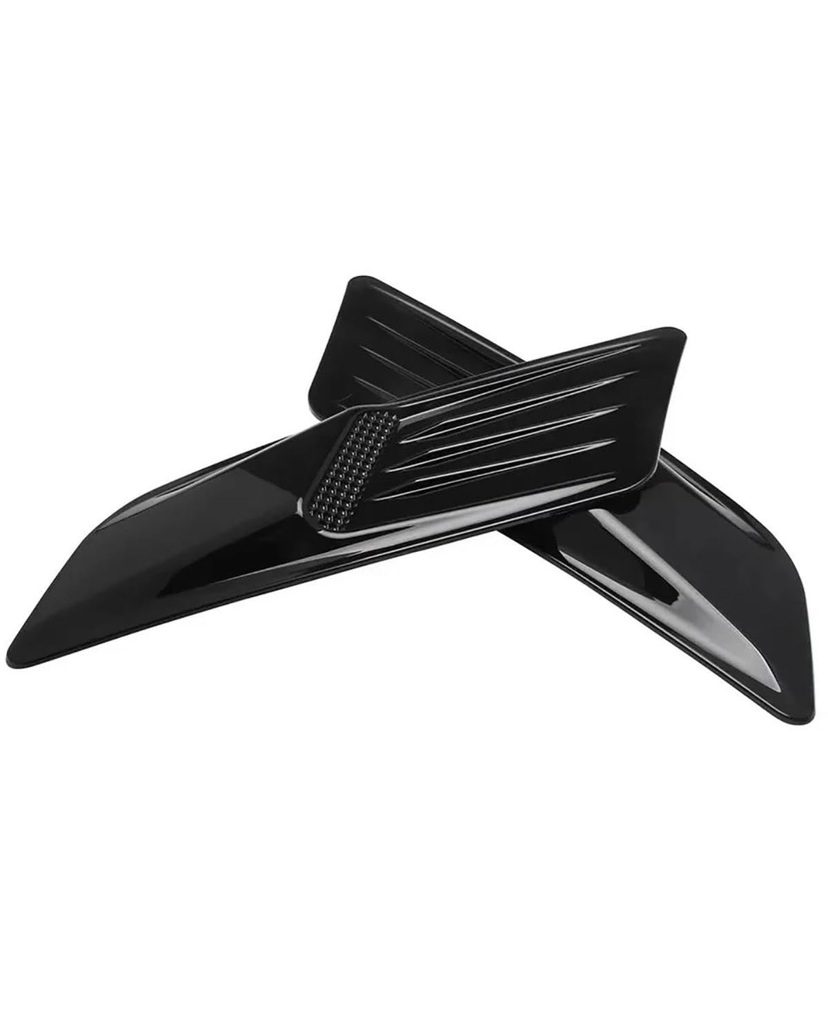 Auto Lufteinlass Motorhaube Scoop Für Ford Für Mustang 2015 2016 2017 Auto Haube Lufteinlass Trim Scoop Vent Guards Dekorative Zubehör Motorhaube Lüftungsschlitze Haube von TMXWAT