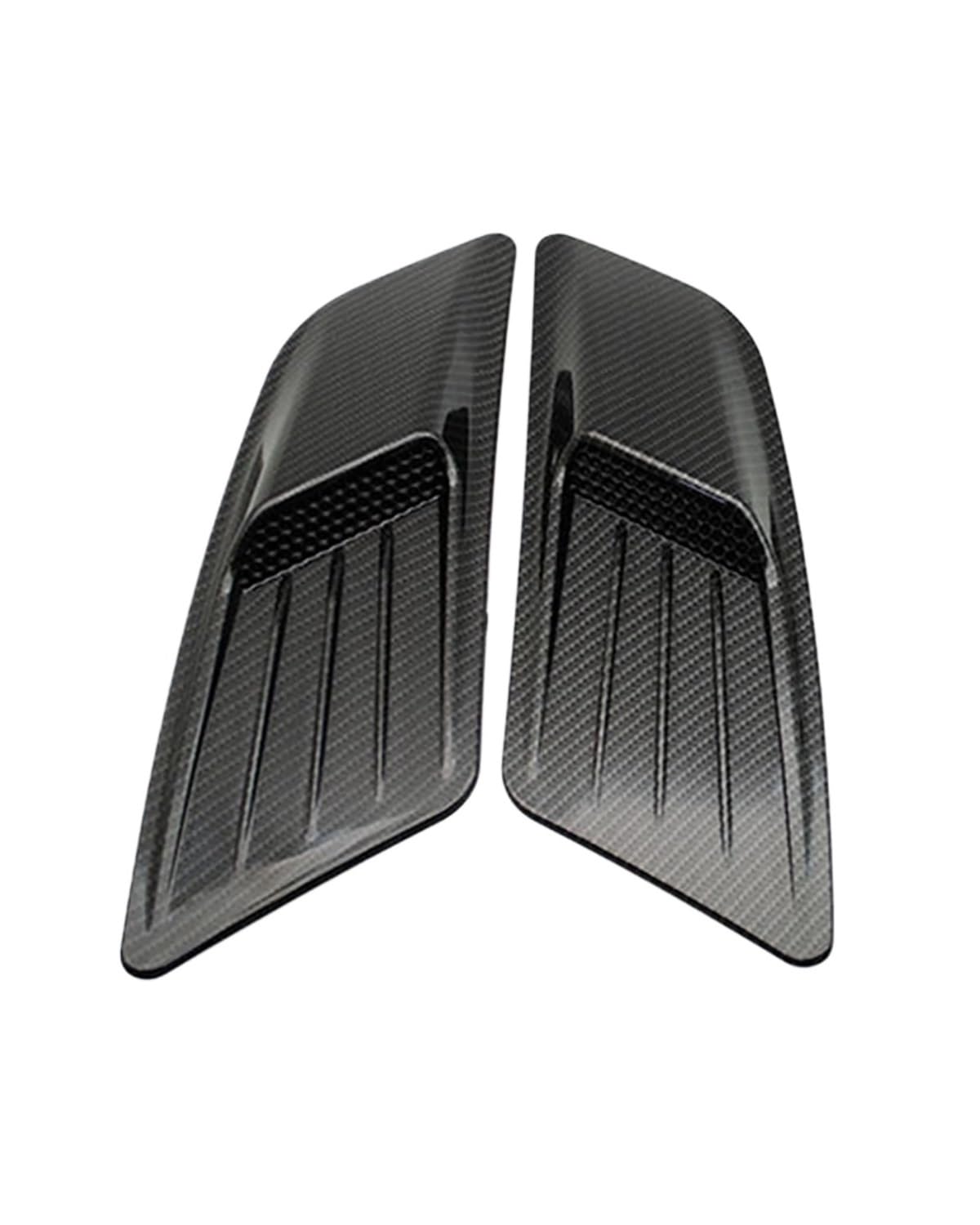 Auto Lufteinlass Motorhaube Scoop Für Ford Für Mustang Auto Außen Falsche Air Outlet Haube Retrofit Carbon Fiber Hood Air Outlet Universal Motorhaube Lüftungsschlitze Haube von TMXWAT