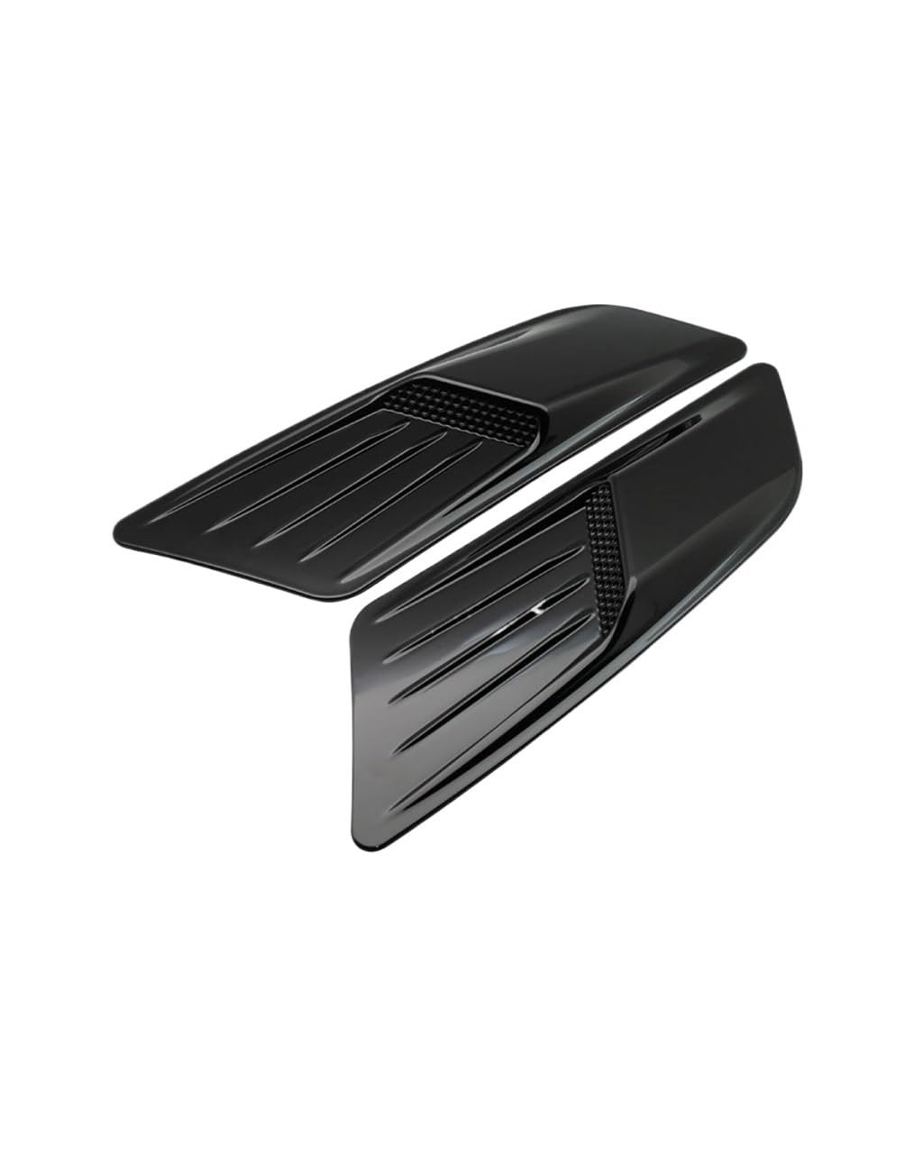 Auto Lufteinlass Motorhaube Scoop Für Ford Für Mustang Universal Auto Außen Falsche Air Outlet Haube Retrofit Piano Black Hood Air Outlet Motorhaube Lüftungsschlitze Haube von TMXWAT