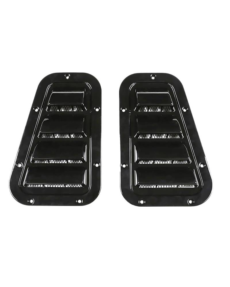 Auto Lufteinlass Motorhaube Scoop Für Land Für Rover Für Defender 2004-2019 2X Auto Front Motorhaube Motorhaube Side Trim Abdeckung Air Outlet Flow Intake Scoop Vent Abdeckung Motorhaube Lüftungsschli von TMXWAT