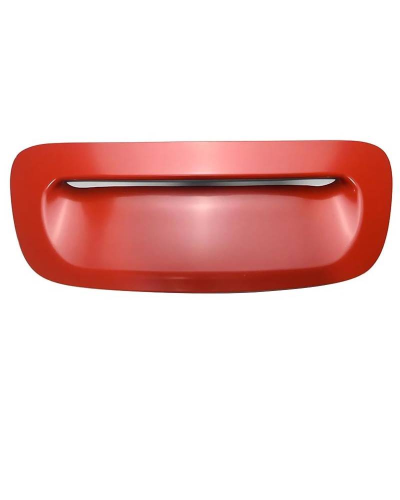 Auto Lufteinlass Motorhaube Scoop Für Mini Für Cooper S JCW R56 R55 R57 R58 R59 Front Motorhaube Bonnet Vent Scoop Air Outlet Abdeckung Trim Außen Zubehör Motorhaube Lüftungsschlitze Haube(Red) von TMXWAT