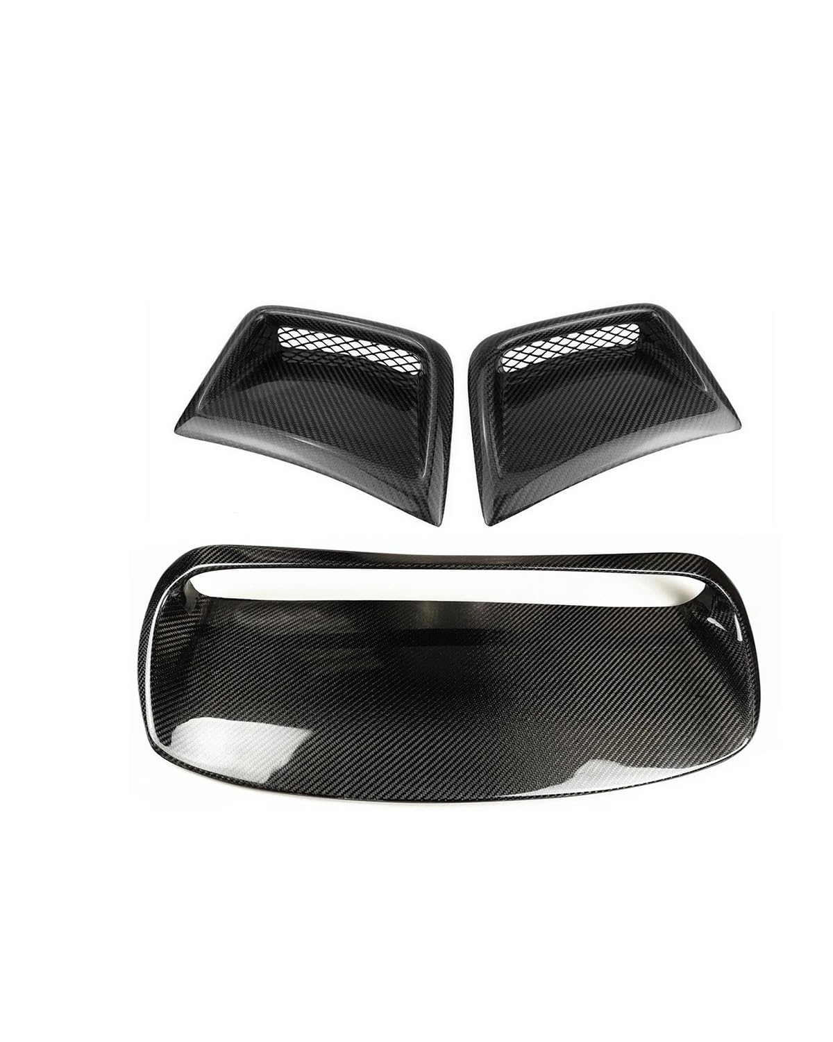 Auto Lufteinlass Motorhaube Scoop Für Subaru Für Impreza Für WRX STI 2008-2014 Auto Luftkanal Bonnet Vent Trim Motorhaube Scoop Abdeckung Auslass Einlass Stoßstange Motorhaube Lüftungsschlitze Haube von TMXWAT