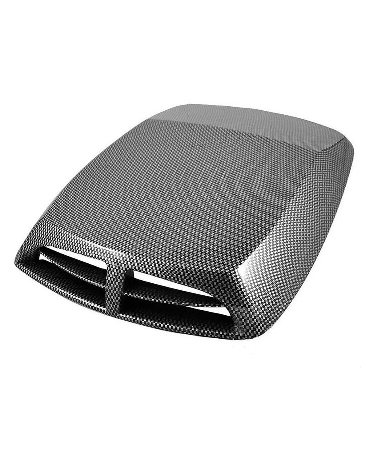 Auto Lufteinlass Motorhaube Scoop Für Universal Auto Dekorative Hood Scoop Air Intake Flow Vent Schwarz Carbon Faser Dekoration Zubehör Turbo Motorhaube Abdeckung Motorhaube Lüftungsschlitze Haube(Car von TMXWAT