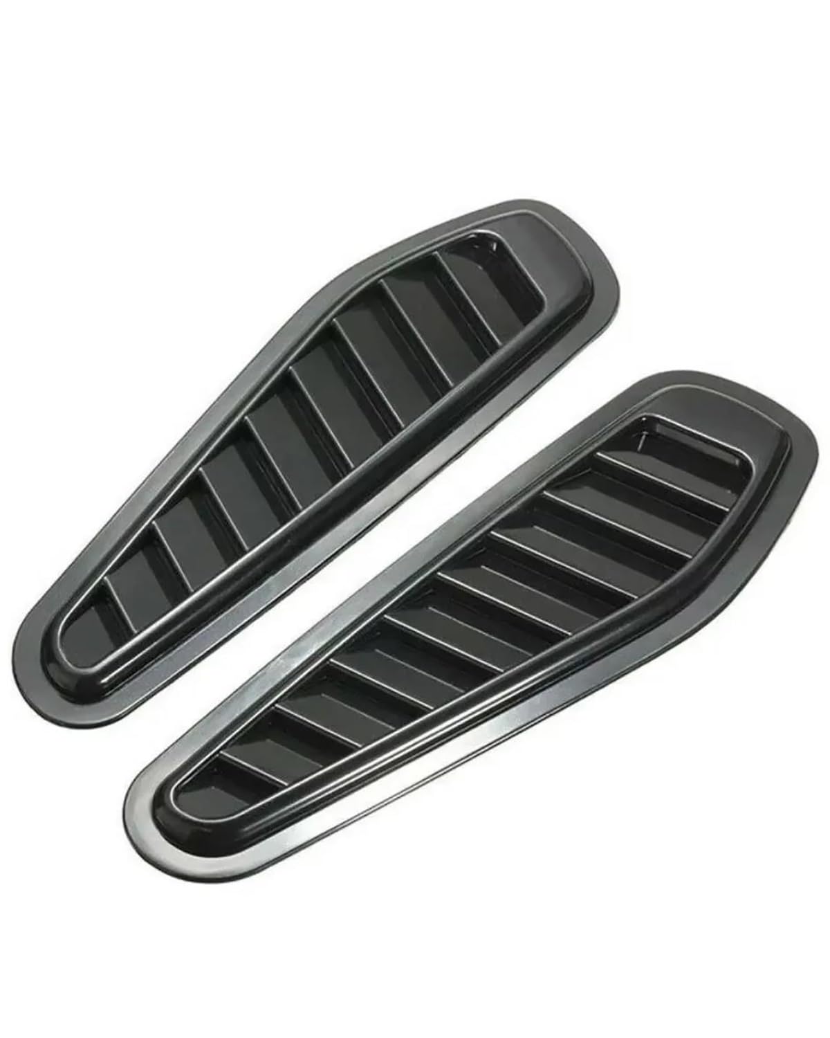 Auto Lufteinlass Motorhaube Scoop Für Universal Black Car Hood Air Intake Scoop Bonnet Vent Hood Vent Sticker Plastic Motorhaube Lüftungsschlitze Haube von TMXWAT