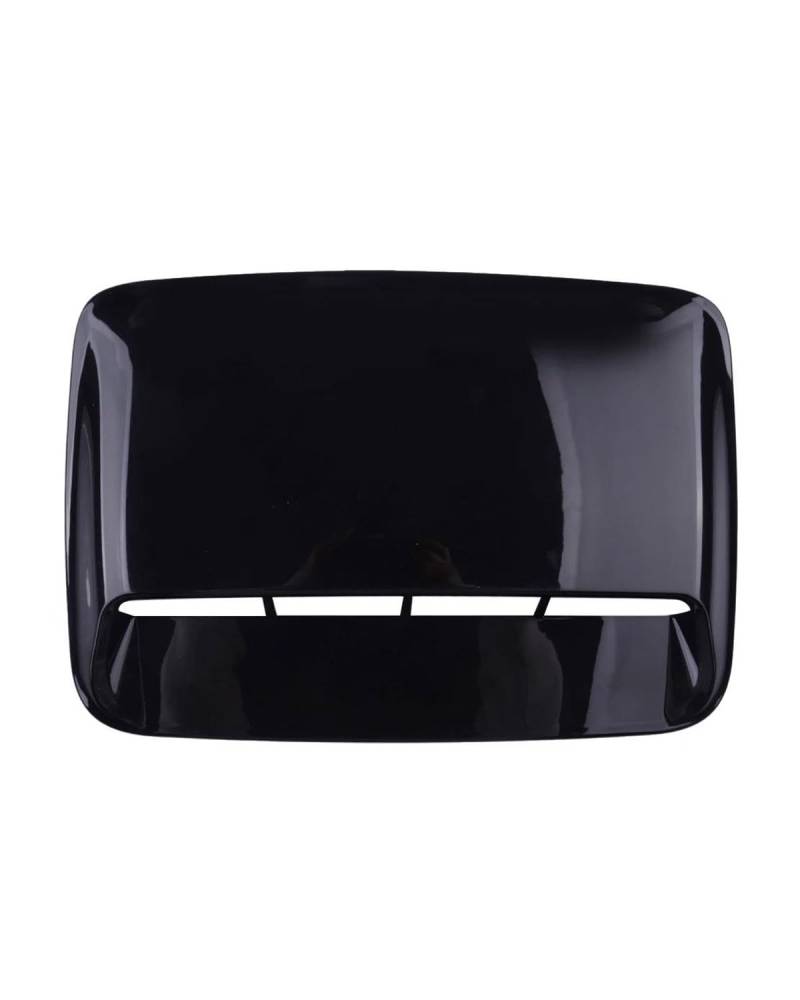 Auto Lufteinlass Motorhaube Scoop Universal Auto Air Flow Intake Hood Scoop Vent Motorhaube Dekorative Abdeckung Form Aufkleber Dekor Trim Zubehör Schwarz ABS Kunststoff Motorhaube Lüftungsschlitze Ha von TMXWAT