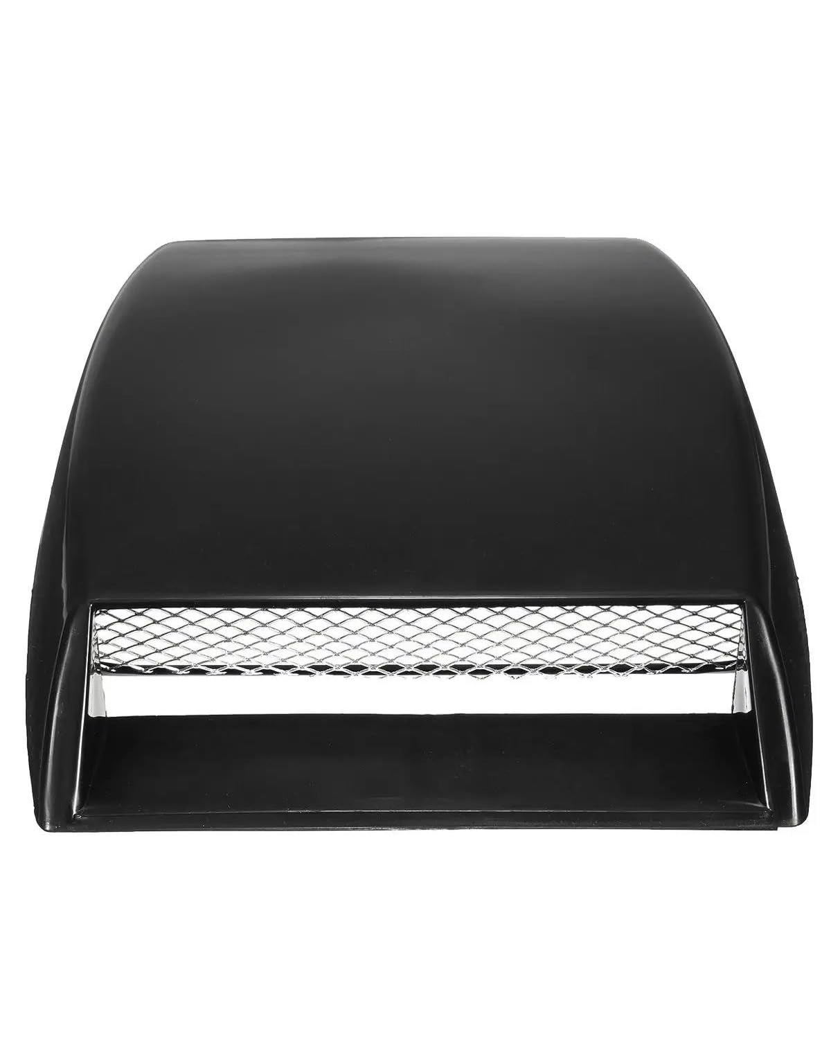 Auto Lufteinlass Motorhaube Scoop Universal Car Auto Black Decorative Air Flow Intake Scoop Bonnet Vent Cover HoodAuto Motorrad Teile Auto Tuning Styling Innenausstattung Motorhaube Lüftungsschlitze H von TMXWAT