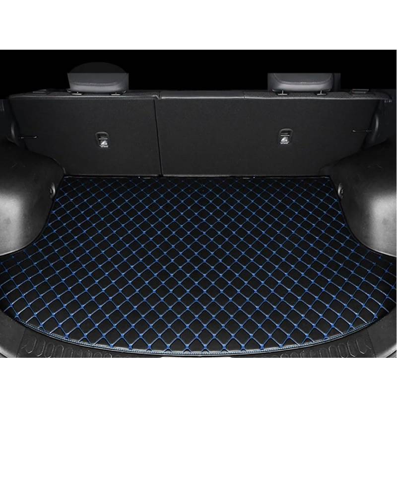 Boot Mat Für Dacia Für Duster 2013 2014 2015 2016 2017 2018 2019 Auto Zubehör Auto Stamm Matten Kofferraummatte(Black Blue) von TMXWAT