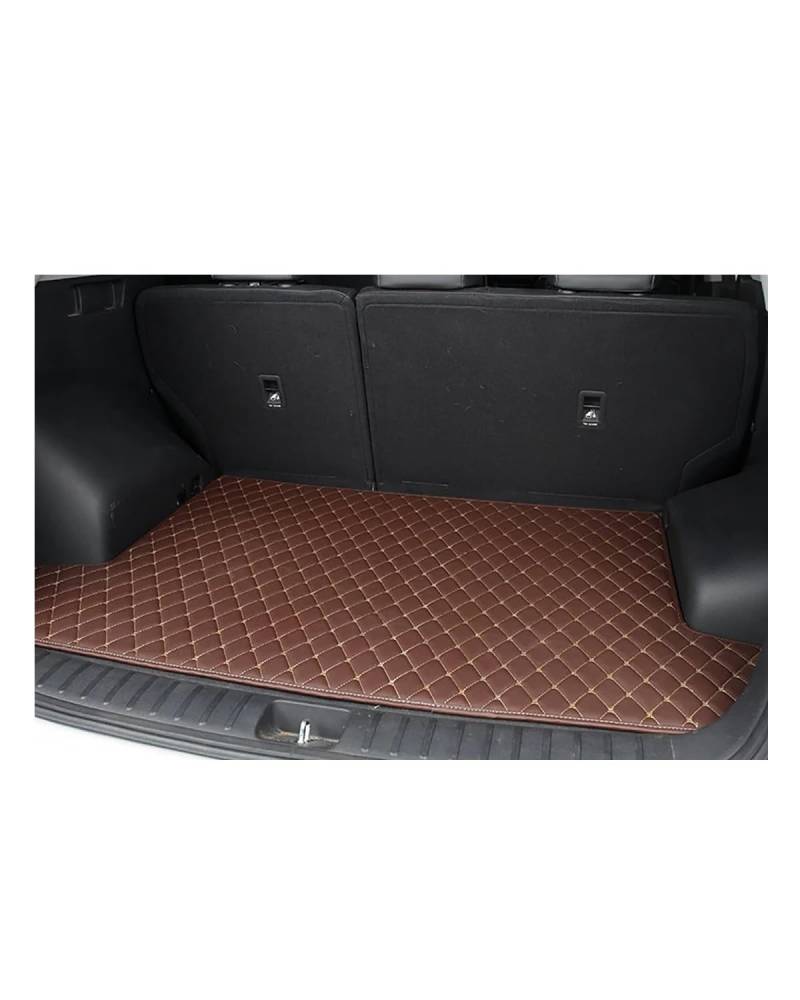 Boot Mat Für Ford Für Focus Mk3 Fiesta Ecosport Für Explorer Für Edge Für Ranger Für Mustang Mondeo MK4 Kofferraum Matte Kofferraummatte(1Pcs-Coffee) von TMXWAT