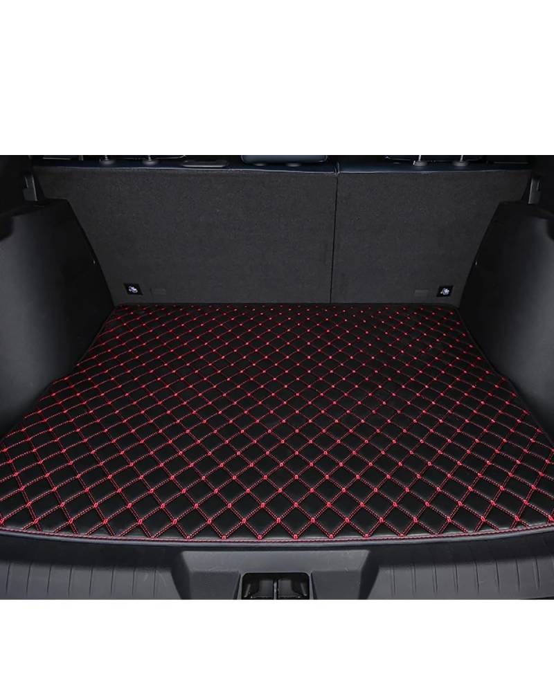 Boot Mat Für Smart Für Fortwo Für 450 Für 451 Für 453 Synthetisches Material Auto Zubehör Kofferraum Matte Kofferraummatte(1Pcs-Black Red) von TMXWAT