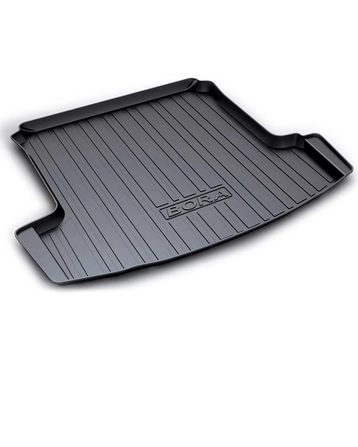 Kofferraummatte Für Bora 2016 2017 2018 Boot Liner Fach Wasserdicht Anti-Slip Matte Zubehör 1PC Auto Hinteren Koffer Cargo Matte Boot Mat von TMXWAT