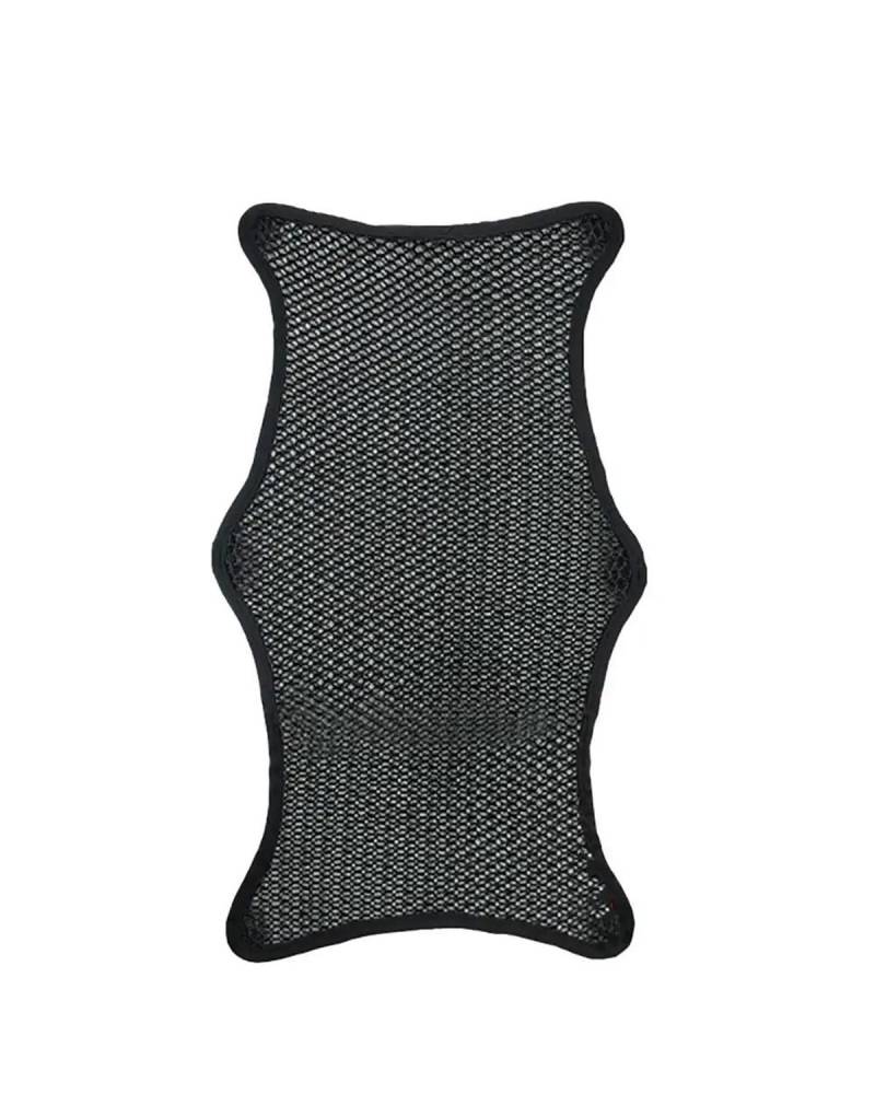 Motorrad Sitzkissen Motorrad Sommer Kühlung Sitzbezug Nicht-Slip Doppel-Schicht Sitz Mesh 3D Honeycomb Air Mesh Sitzkissen Motorrad Zubehör Sitzkissen Motorrad(XL) von TMXWAT