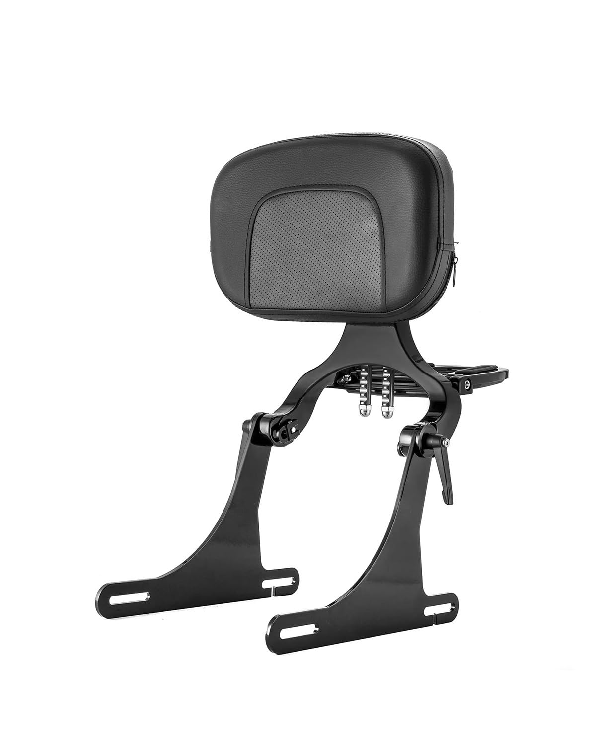 Rückenlehne Für Motorrad Für Dyna Low Rider Street Bob Super Wide Glide 2004 2005 2006-2022 Motorrad Passagier Fahrer Rückenlehne Sissy Bar Gepäckträger Motorrad Mit Rückenlehne von TMXWAT