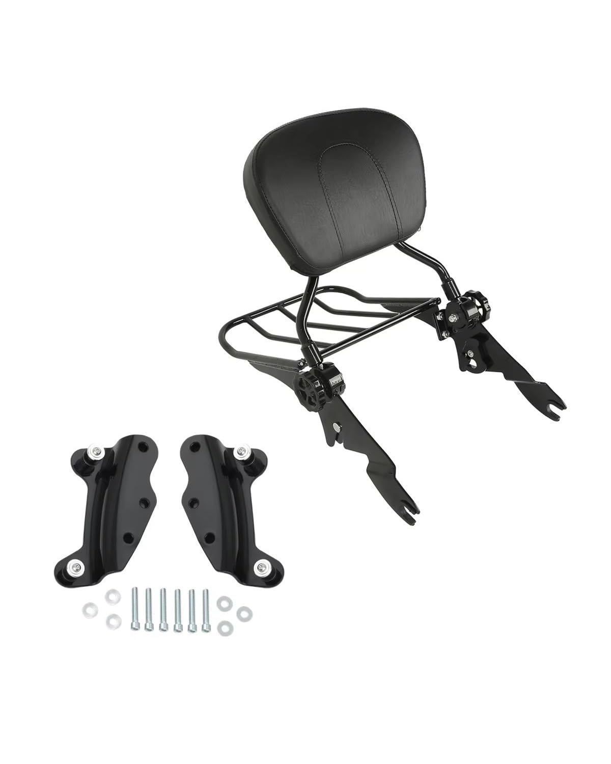 Rückenlehne Für Motorrad Für Touring Electra Glide Für Ultra Classic Road Street 2009 2010 2011 2012 2013 Motorrad Rückenlehne Sissy Bar Docking Hardware Motorrad Mit Rückenlehne von TMXWAT