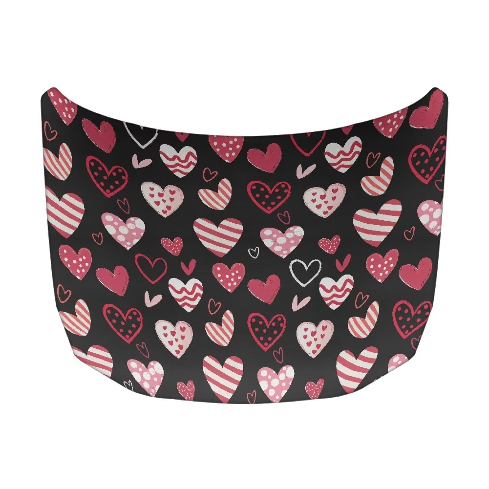 TOADDMOS Valentinstag Sweet Hearts Hood Covers für Autos 39.37"x59.05" Elastische Auto Hood Cover Dekorative Abdeckung, Dekoration Event Item von TOADDMOS