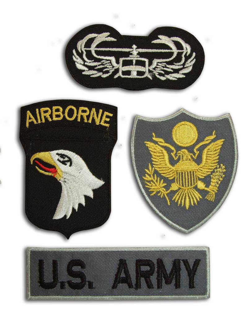 TOFOW US Army Airborne Band of Brothers Iron-On Patch Super Set, Aufnäher Bügelbild, Iron on Patches Applikation, by ONEKOOL von TOFOW