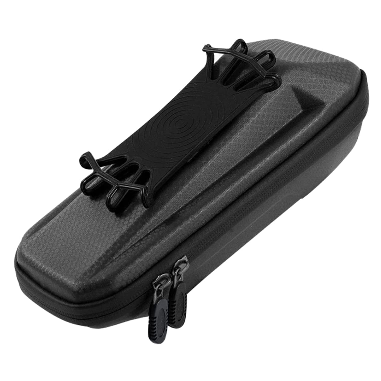 TOGEVAL 1Stk vordere Fahrradtasche wasserdichte Handyhülle Fahrradtaschen Lenker Bike Phone Holder Bike handyhalterung Handytasche fürs Fahrrad Frontträgertasche für Telefon Eva Black von TOGEVAL