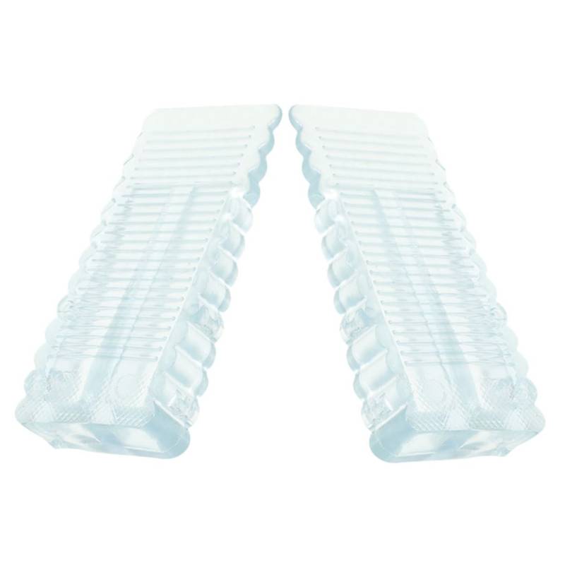 TOGEVAL 2st Rutschfester Türstopper Türkeil Austausch Von Türstoppern Austausch Des Türstoppers Türstopper Türstopper Für Schlafzimmer Tür Zubehör Gummi Transparent von TOGEVAL