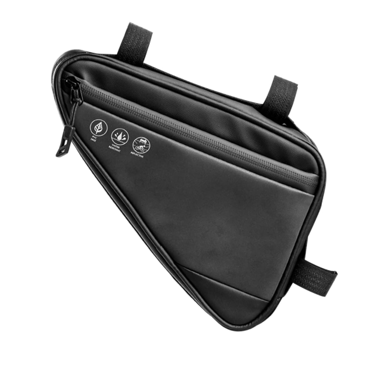 TOGEVAL Dreieckige Tasche Lenkertaschen Satteltaschen Sitz Tasche Für Sattelrahmen Fahrradaufbewahrungstasche Fahrradtasche Werkzeugsätze Für Fahrräder Rahmentasche Vorne Dreieckig Black von TOGEVAL