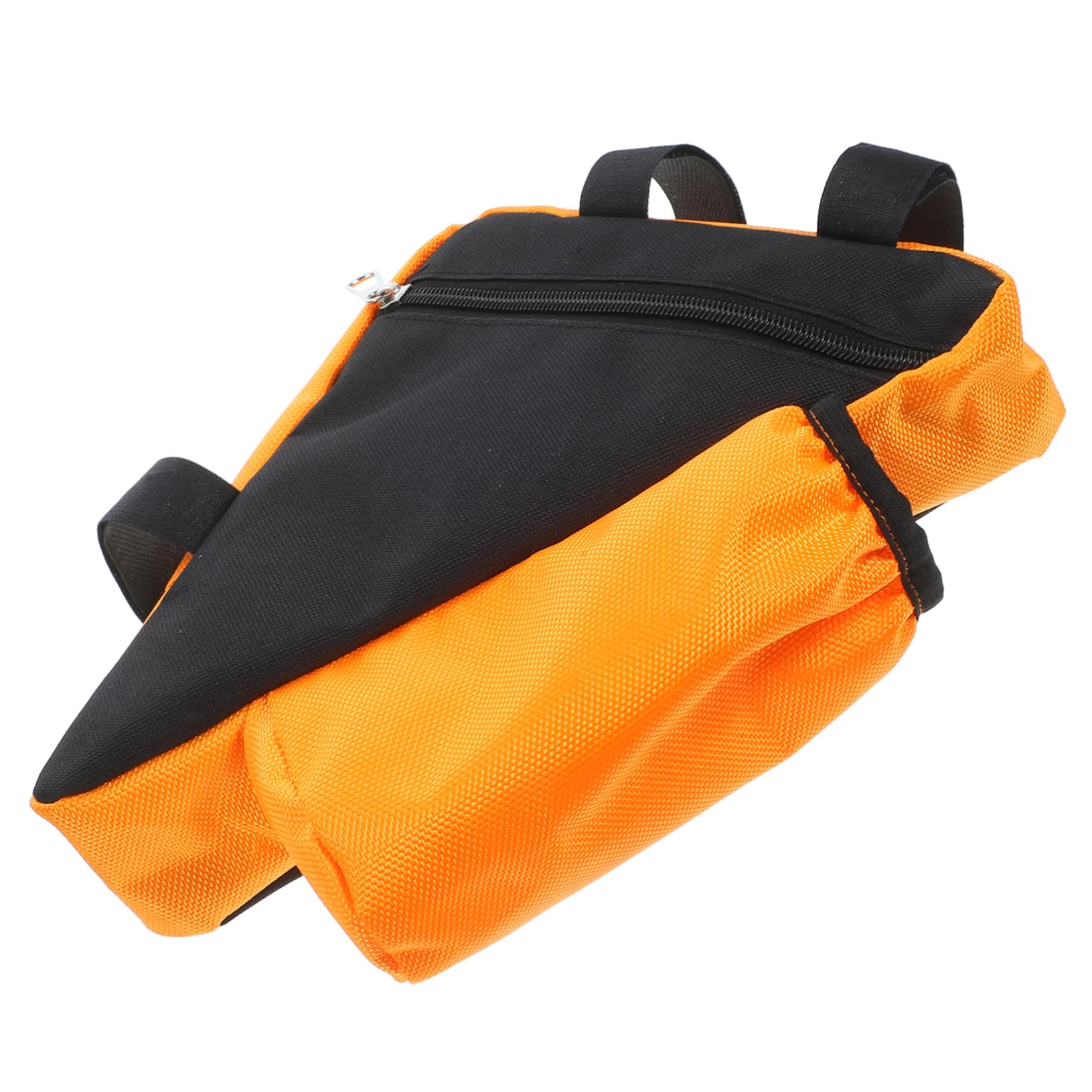 TOGEVAL Fahrradtasche Fahrradzubehör Fahrrad Handyhalter Fahrrad-handyhülle Fahrrad-Handytasche Fahrrad Fronttasche Fahrradträgertasche Fahrrad Satteltasche Oxford-Stoff Orange von TOGEVAL