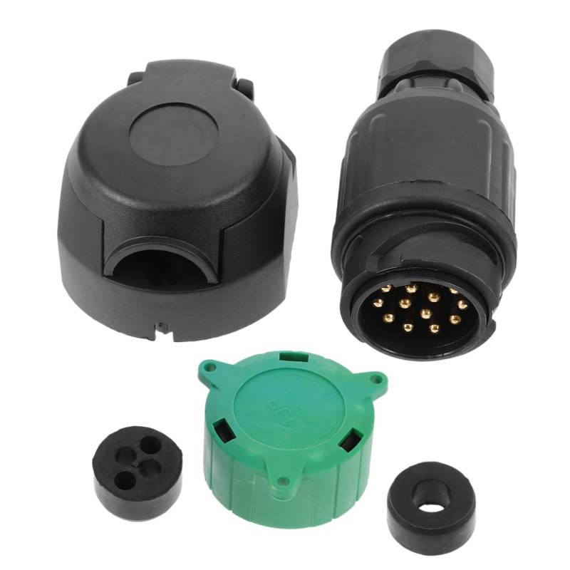 TOKIDNY 1 Satz Anhängerstecker Anhängerzubehör Anhängerstecker Adapterstecker Für 13 Poliger Anhängerstecker Stecker Für Kabelbaum Stecker Für von TOKIDNY