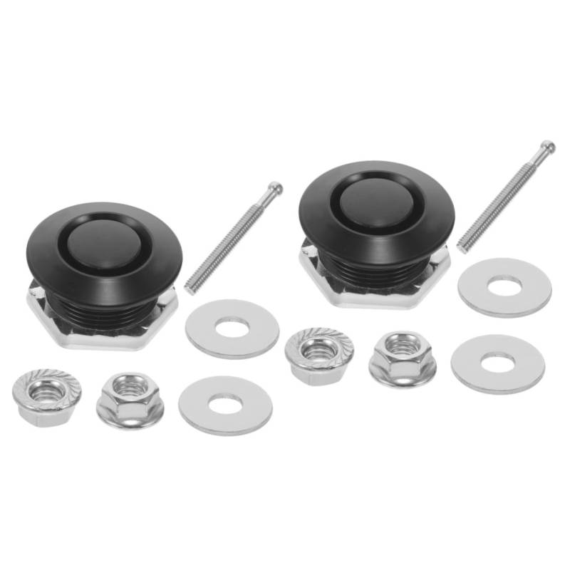 TOKIDNY 2 Sets Motorhauben Umrandungsschnalle Stoßstangen Auto Set Motorhauben Halterungs Set Motorhauben Pin Kit Auto Hauben Pins Druckknopf Verriegelung Auto Haubenriegel von TOKIDNY