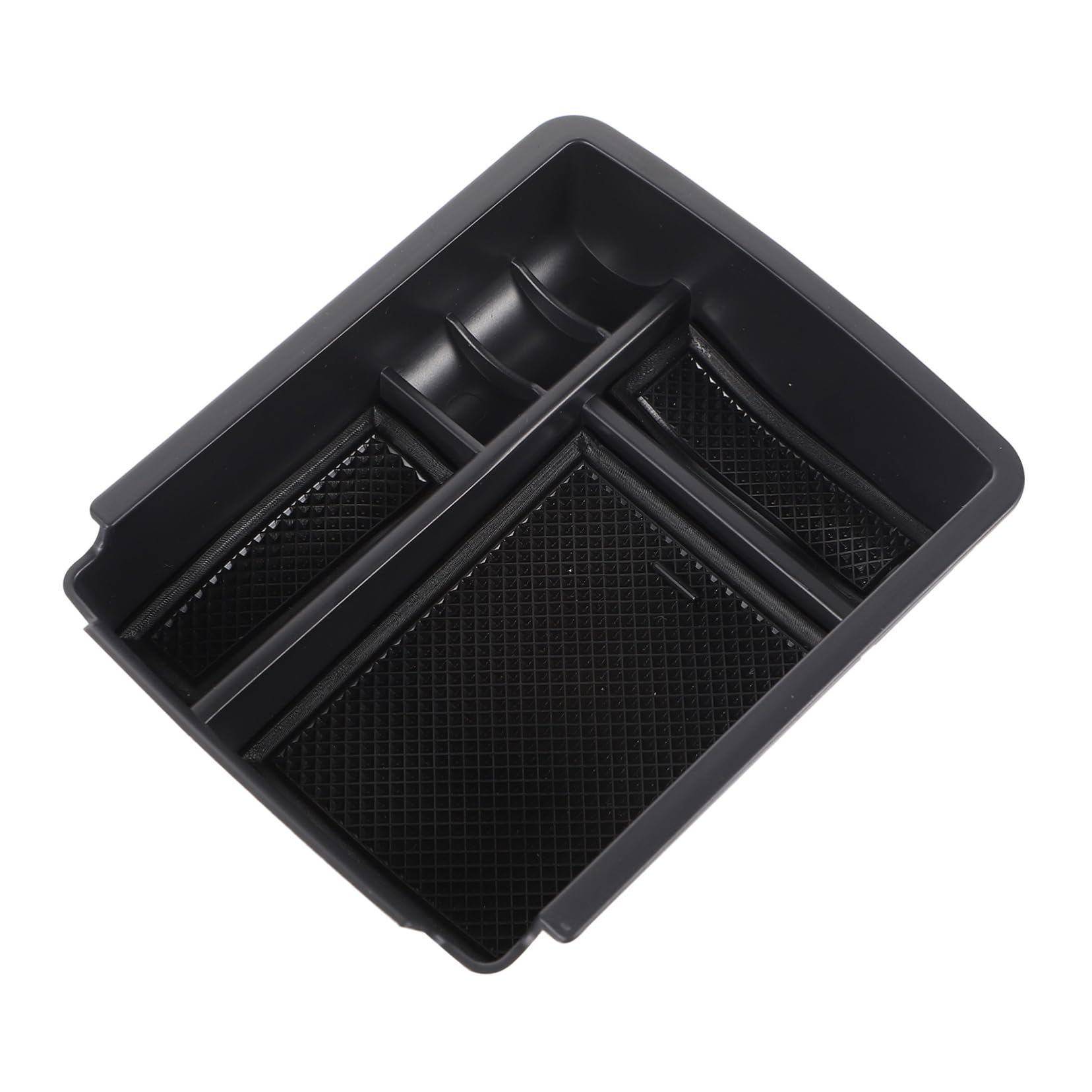 TOKIDNY 2St Aufbewahrungskiste armlehne car Storage Box Schwarze Auto-Armlehnen-Organizer Münzfach Mittelkonsolenbehälter Auto-Armlehnenablage Abs Black von TOKIDNY