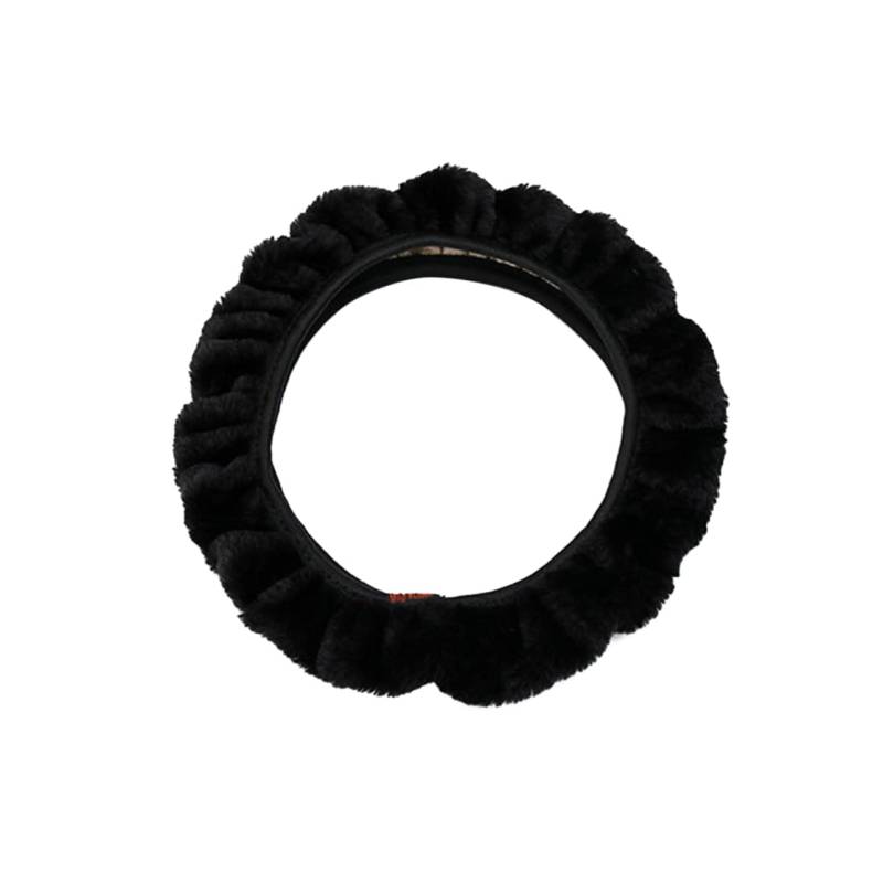 TOKIDNY Auto-Lenkradabdeckung autolenkradüberzug car Steering Wheel Covers pkw zubehör Lenkradbezug zubehör fürs Auto enteiset Auto unscharfe Lenkradabdeckung Radkappen für Autos Black von TOKIDNY