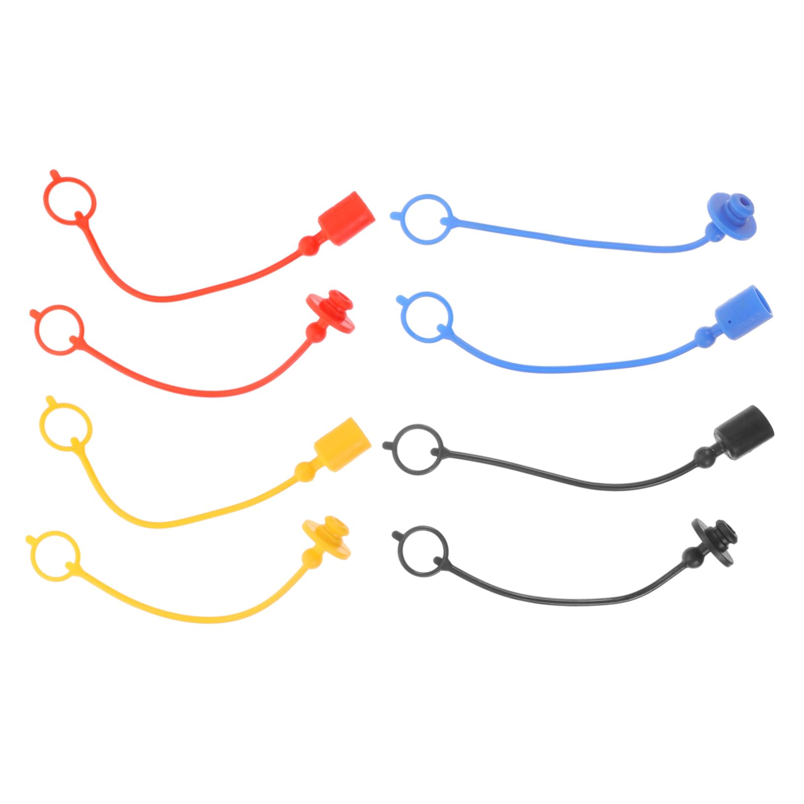 TOKIDNY Hydraulik Schnellkupplung Staubschutzkappen ISO 7241A Multifunktionale Coupling Covers Verschiedenen Farben Für Effektiven Schutz von TOKIDNY