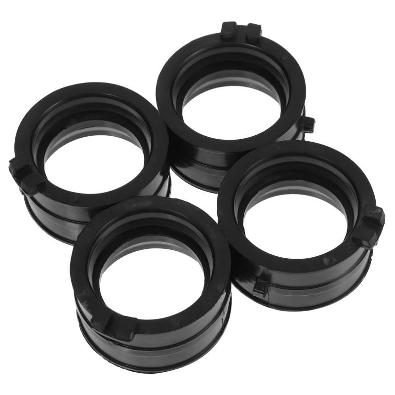 TOKIDNY Vergaser Ansaugkrümmer Adapter Set 4 Stück Für ATV Hochleistungs Krümmer Verbindungsadapter Langlebiges Material Einfache Installation von TOKIDNY