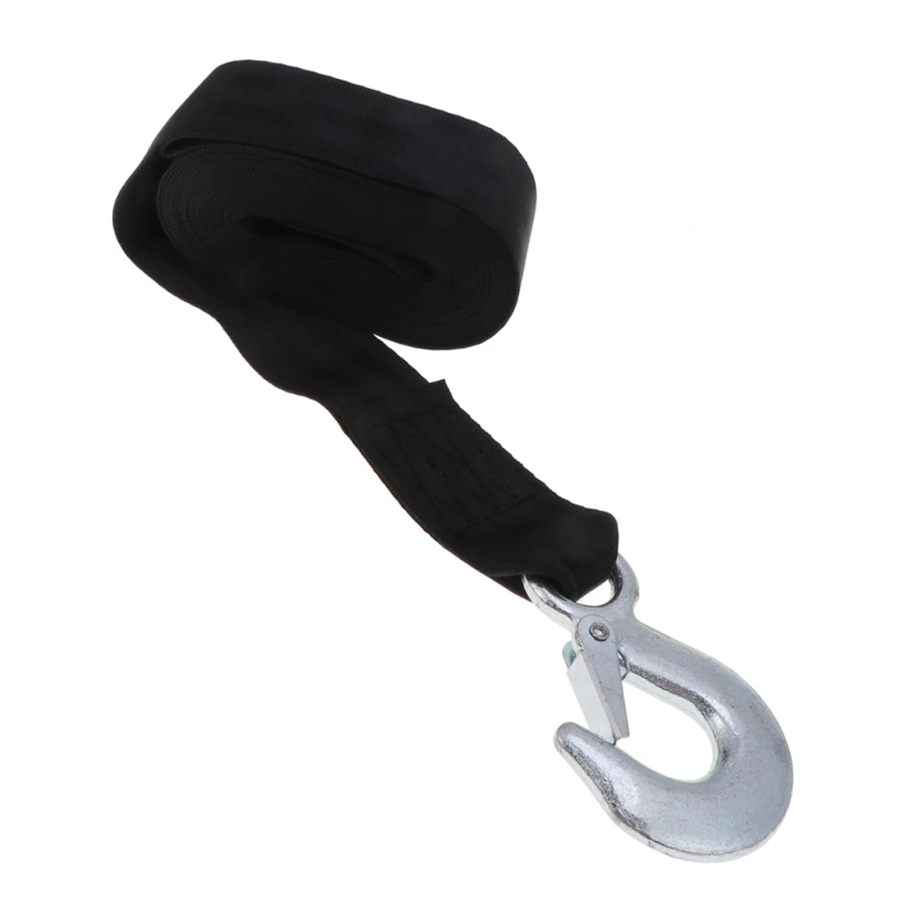 TOKIDNY Windengurt Marine-windenriemen Seil Der Anhängerwinde Windenseil Magnetischer Dachträger Schädel-Auto-Aufkleber Riemen Der Anhängerwinde Bootsanhänger Black Polyester von TOKIDNY