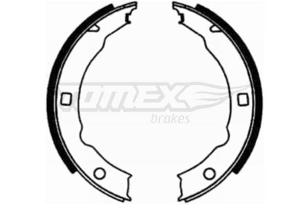 Bremsbackensatz Hinterachse TOMEX Brakes TX 21-79 von TOMEX Brakes