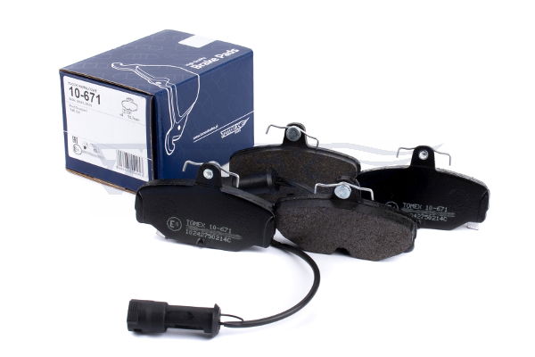 Bremsbelagsatz, Scheibenbremse Hinterachse TOMEX Brakes TX 10-671 von TOMEX Brakes