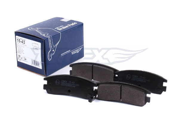 Bremsbelagsatz, Scheibenbremse Hinterachse TOMEX Brakes TX 15-43 von TOMEX Brakes