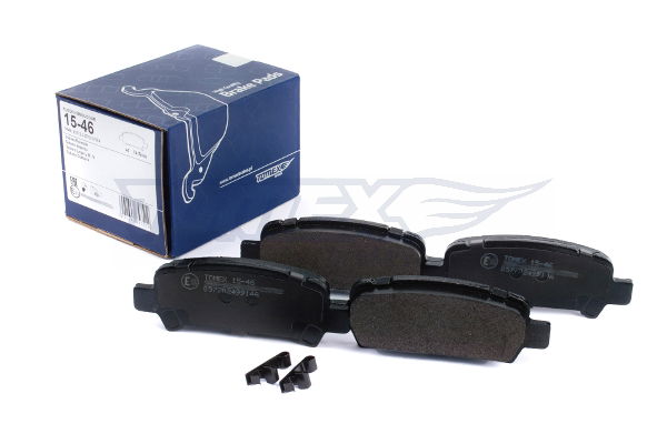 Bremsbelagsatz, Scheibenbremse Hinterachse TOMEX Brakes TX 15-46 von TOMEX Brakes