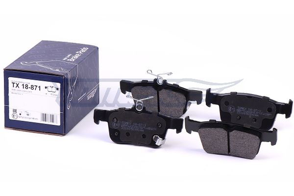 Bremsbelagsatz, Scheibenbremse Hinterachse TOMEX Brakes TX 18-871 von TOMEX Brakes