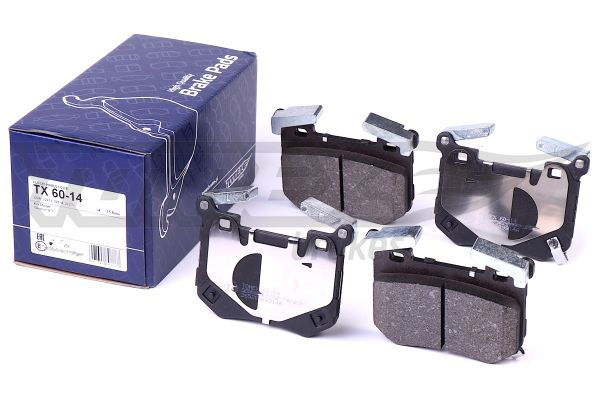 Bremsbelagsatz, Scheibenbremse Hinterachse TOMEX Brakes TX 60-14 von TOMEX Brakes