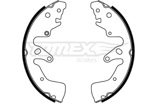 TOMEX BRAKES Bremsbackensatz TX 22-74 Hinten 41mm 2kg von TOMEX brakes