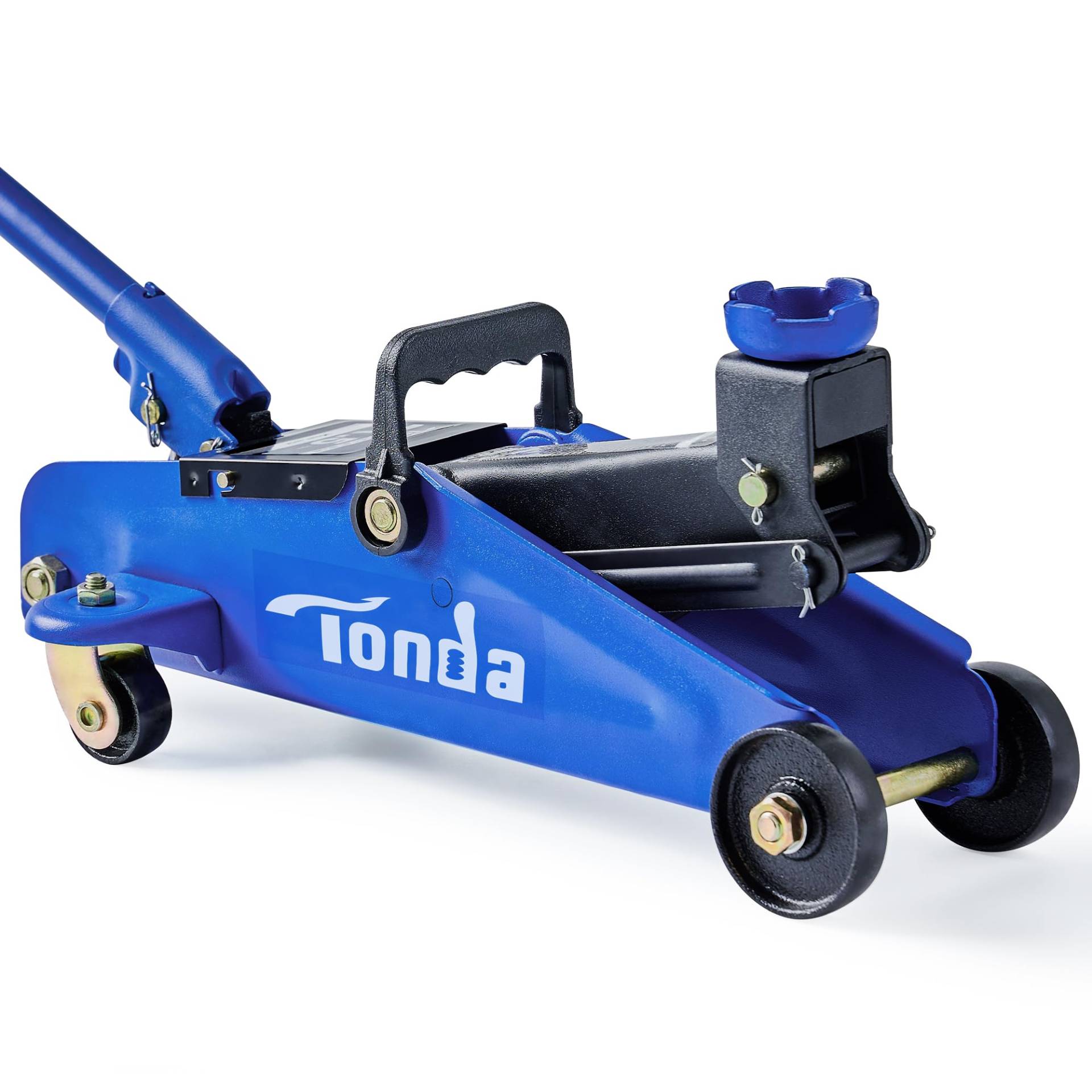 TONDA Wagenheber, hydraulischer tragbarer Wagenheber, 1,5 Tonnen (1,4 kg) Kapazität (Blau) von TONDA