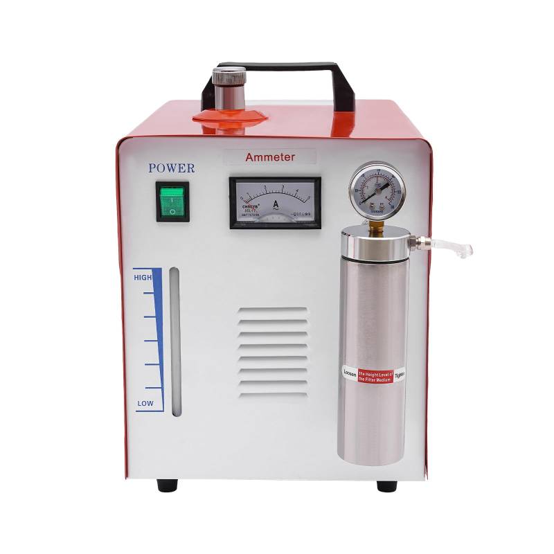 TONFEION Acryl-Poliermaschine, 200W Wasserstoff/Sauerstoff Flammengenerator mit Strommesser, Druckmesser und Wasservolumenmesser für Werkstatt, Schule, Hobby von TONFEION